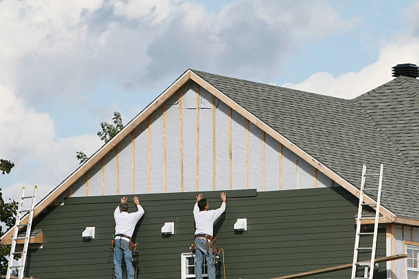 Professional Emergency Siding Repair technician working in Marion, PA